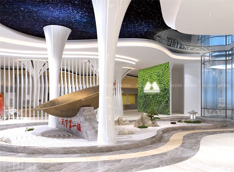 在企業(yè)展廳裝修設(shè)計中，如何運用品牌元素和視覺識別系統(tǒng)？