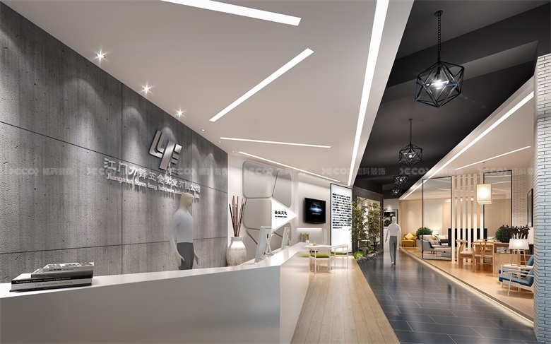 在企業(yè)展廳裝修設(shè)計中，如何合理運用植物和綠化元素？