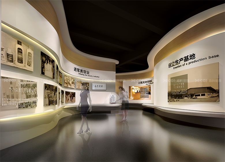 如何在企業(yè)傳統(tǒng)靜態(tài)展館裝修中展示企業(yè)的歷史？